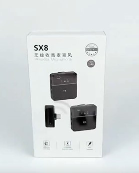 میکروفون بی سیم یقه ای اس ایکس SX8  Dual
