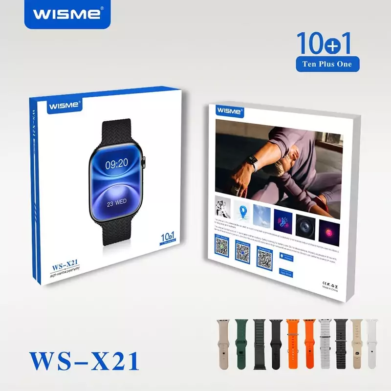 ساعت هوشمند طرح اپل واچ مدل WS-X21 ده بند (گارانتی 6 ماهه)